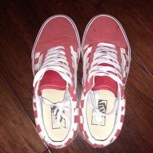 Red old school checkerboard